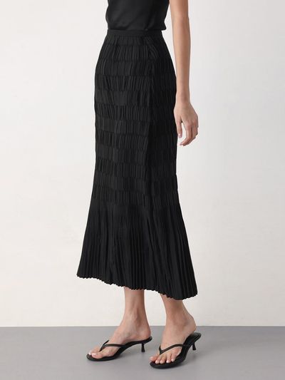 PLEATSMOOD Roly Pleated Skirt [2colors]