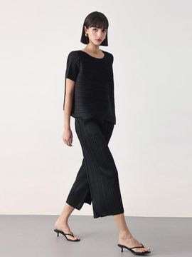 PLEATSMOOD Slash Pleats Pants Set [2colors]
