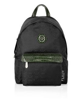 PLEIN SPORT PLEIN SPORT Nylon Backpack Monogram Men