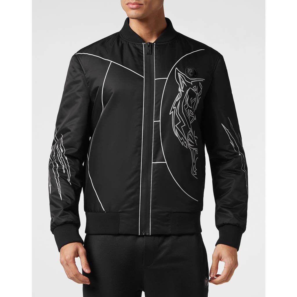 PLEIN SPORT PLEIN SPORT Nylon Bomber Tiger Court Edition Men