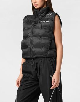 PLEIN SPORT PLEIN SPORT Reversible Lightweight Padded Vest Scratch Comfort Women