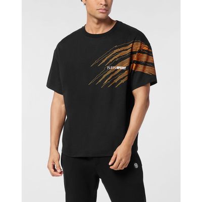 PLEIN SPORT PLEIN SPORT Round Neck T-Shirt Scratch Men
