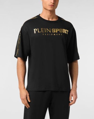 PLEIN SPORT PLEIN SPORT T-Shirt Round Neck Ss Laminated Men