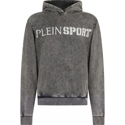 PLEIN SPORT PLEIN SPORT Washed Hoodie Crackle Scratch Men