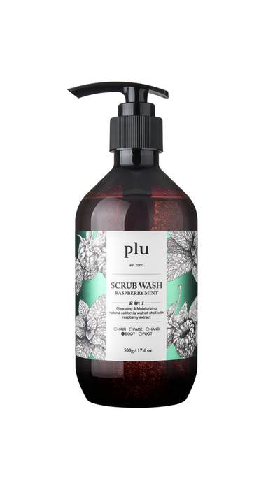 Plu Plu Scrub Wash Raspberry Mint 
