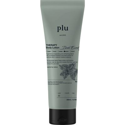 Plu Plu Therapy Body Lotion Basil Eucalyptus 
