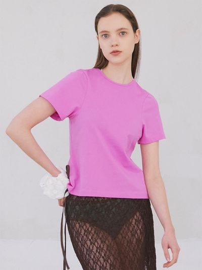 poev Poev Arched T-shirt_Purple Pink