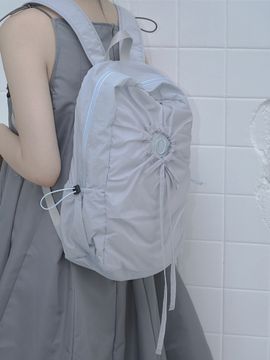 POIE Hole String PO Backpack_Blue Grey
