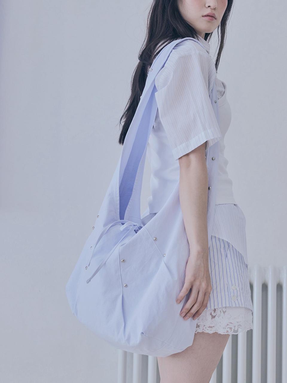 POIE rivet cross bag (light blue)