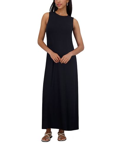Point Point A Line Crewneck Dress