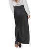 Point Point Brushed Straight Maxi Skirt - 2