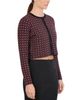 Point Point Cropped Crewneck Cardigan - 4