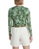 Point Point Embroidered Bird Print Top - 2