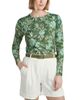 Point Point Embroidered Bird Print Top - 5