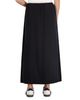 Point Point Faux Suede A Line Skirt - 3