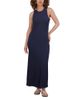 Point Point Georgette Column Dress - 1