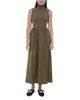 Point Point Mixed Media Turtleneck Dress - 1