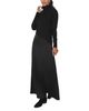 Point Point Mixed Media Turtleneck Maxi Dress - 4