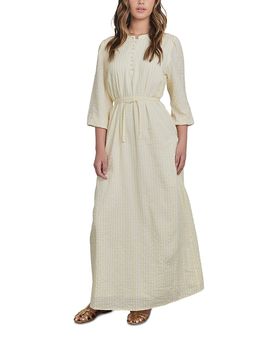 Point Point Puff Sleeve Dress