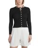 Point Point Ribbed Knit Cardigan Sweater - 1