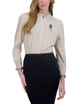 Point Point Ruffle Blouse