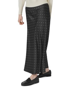 Point Point Satin Slip Maxi Skirt