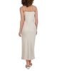 Point Point Satin Straight Slip Dress - 2