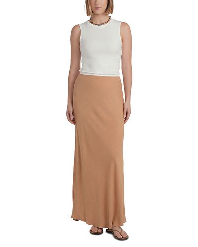Point Point Straight Maxi Skirt