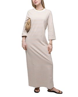 Point Point Stripe Maxi Dress