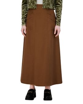 Point Point Twill Pocket Skirt
