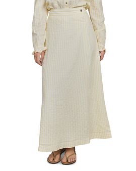 Point Point Wrap Maxi Skirt