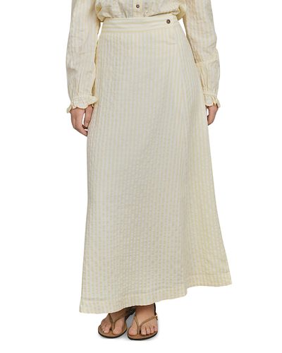 Point Point Wrap Maxi Skirt