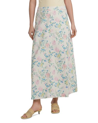 Point Point X Hd Printed A Line Skirt