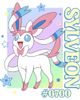 POKEMON Girl's Pokemon Colorful Sylveon Stars Graphic T-Shirt - 2
