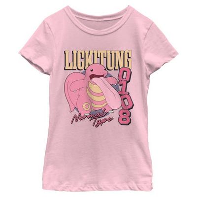 POKEMON Girls Pokemon Lickitung Normal Type T Shirt