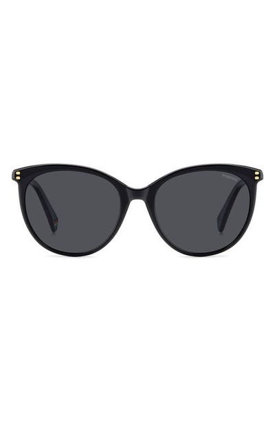 Polaroid Polaroid 55mm Polarized Cat Eye Sunglasses