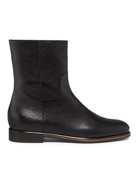 Pollini Women's Ascot Leather Ankle Boots