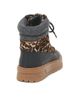 Pollini Women's Ice Cracker Printed Calf-Hair Platform Ankle Boots - 3