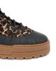 Pollini Women's Ice Cracker Printed Calf-Hair Platform Ankle Boots - 5