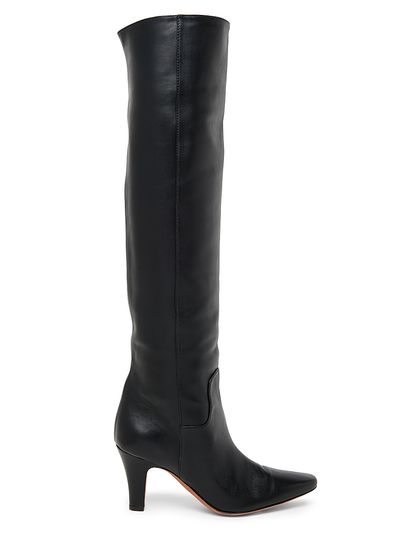 Pollini Women's Muse 75MM Leather Over-the-Knee Boots