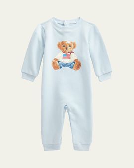 Polo Ralph Lauren Boy's American Polo Bear Coverall