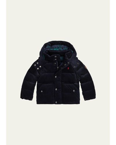 Polo Ralph Lauren Boy's Convertible Corduroy Bomber Jacket
