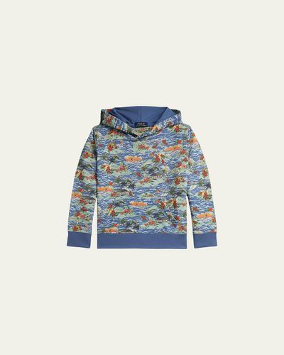 Polo Ralph Lauren Boy's Printed Cotton-Blend Hoodie