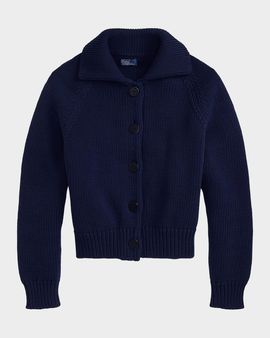 Polo Ralph Lauren Cotton-Blend Button-Front Cardigan