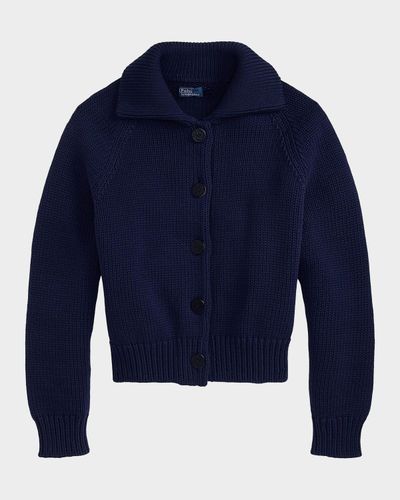 Polo Ralph Lauren Cotton-Blend Button-Front Cardigan