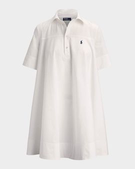 Polo Ralph Lauren Cotton A-Line Mini Shirtdress