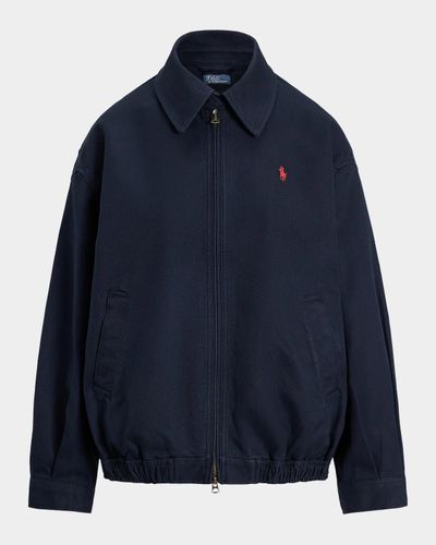 Polo Ralph Lauren Double-Faced Cotton Bomber Jacket