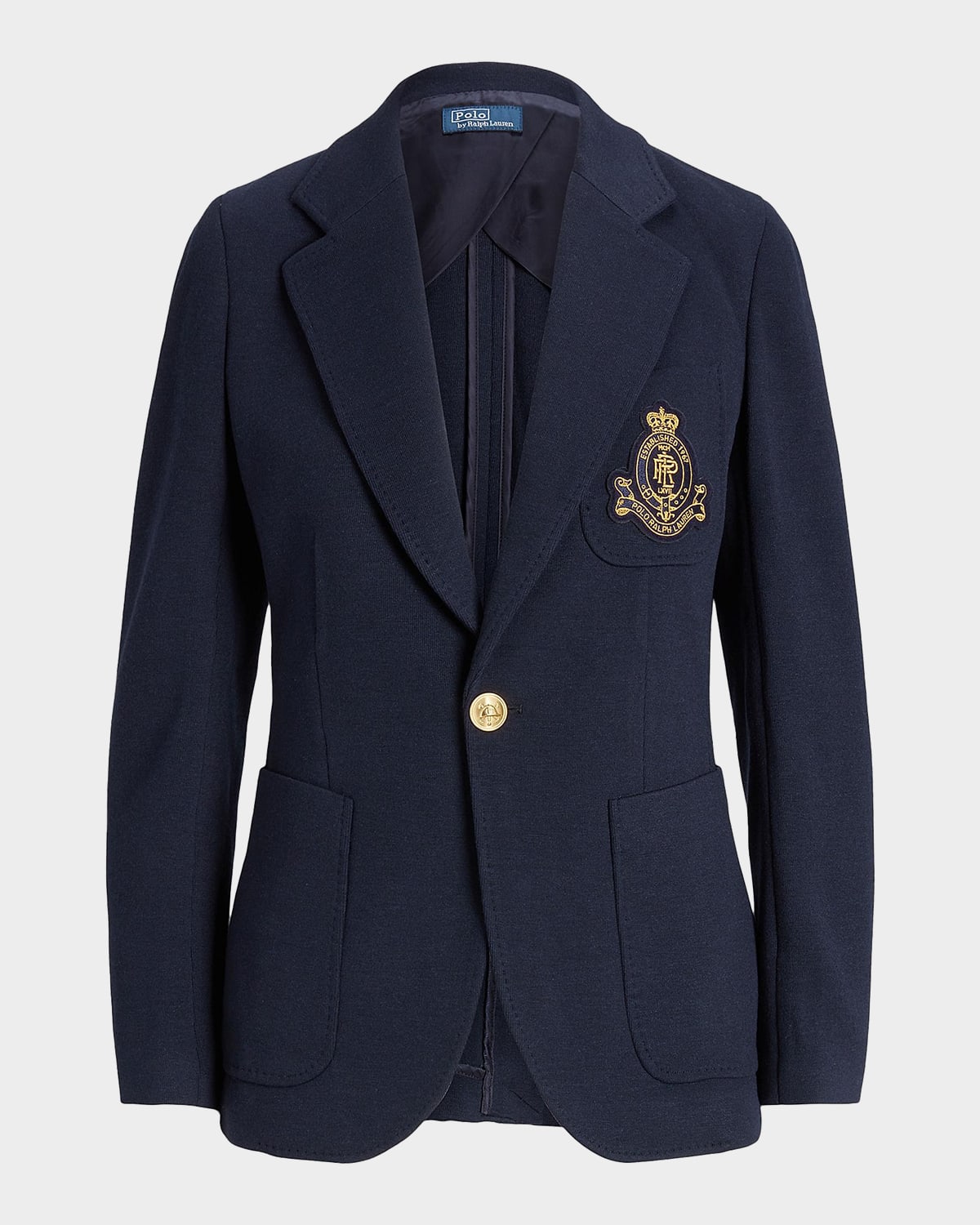 Polo Ralph Lauren Double-Knit One-Button Blazer