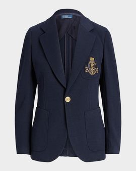 Polo Ralph Lauren Double-Knit One-Button Blazer