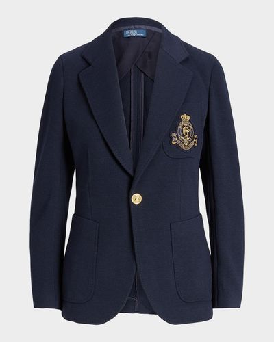 Polo Ralph Lauren Double-Knit One-Button Blazer